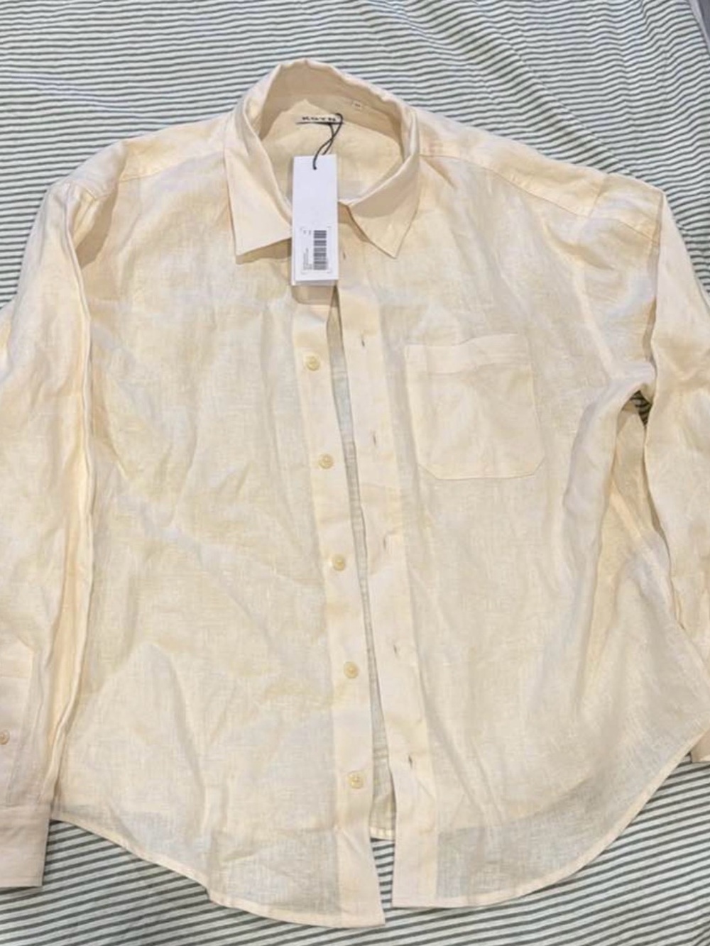Brand new KOTN Large Linen button down shirt